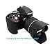 Fotasy Bayonet Lens Hood for Nikon 1 NIKKOR VR 10-100mm f/4-5.6/ Nikon AF-P DX NIKKOR 18-55mm f/3.5-5.6G VR/Nikon AF-P DX NIKKOR 18-55mm f/3.5-5.6G, Replaces Nikon HB-N106
