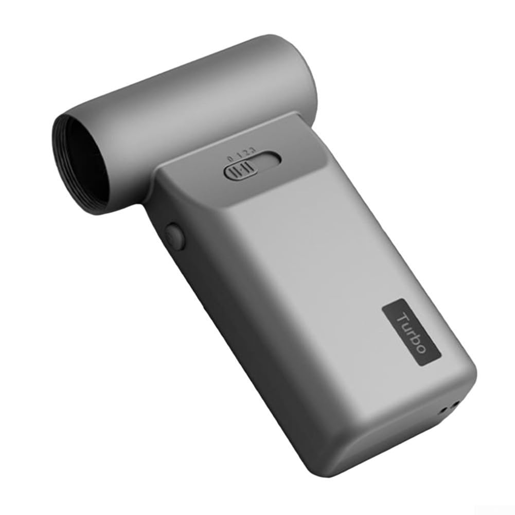 Zoegneer Bürstenloser Motor, 110.000 U/min, Hochgeschwindigkeits-Wireless-Design, kabellos, mit großer Kapazität, 1500 mAh Akku, kompakt, für Mini-Ventilator und Turbo mit Adjusta (blau-schwarz)