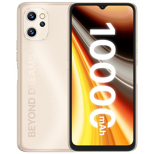 Image of UMIDIGI Power 7 MAX Unlocked Cell Phone,6GB+128GB 10000mAh Battery,6.7 inch Full Screen + 48MP AI Triple Camera Android Smartphone,NFC,GPS,Face & Fingerprint,BLE 5.0, WiFi 2.4GHz /5GHz,Warranty,Gold