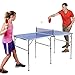 Ejoyous Mesa de Tenis de Mesa, Mesa de Ping Pong Plegable Juego de Tenis de Mesa Interior 2 Raquetas 3 Pong Fácil de almacenar y Duradero 152 x 76 x 76 cm