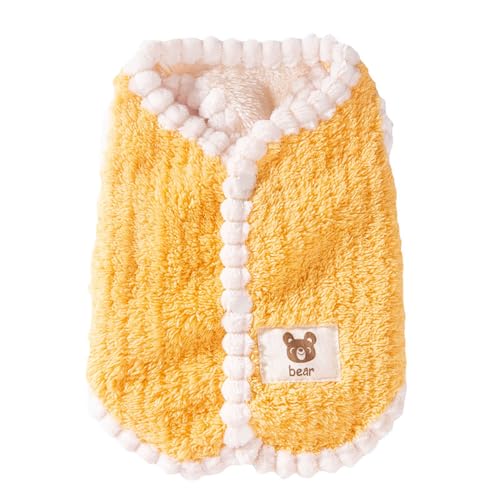 Souher ペット服 パーカー 秋冬服 可愛い 裏起毛 防寒 コート 犬の服 厚手 ドッグウェア 小中型犬服 猫服 ペット用品 お散歩お出かけウェア