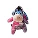 AQUILONE Peluche Disney Asinello Eeyore IH-OH FLOPSY con Tuta CM 15