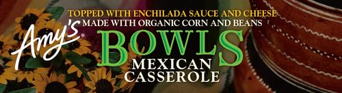 Amys Frozen Meals Mexican Casserole Bowl Made with Organic Tomatoes Corn and Black Beans Gluten Free 9 5 — view 14
