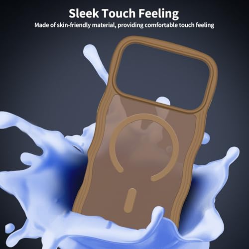 Coque iPhone 17 marron silicone rigide parfaite pour vos déplacements