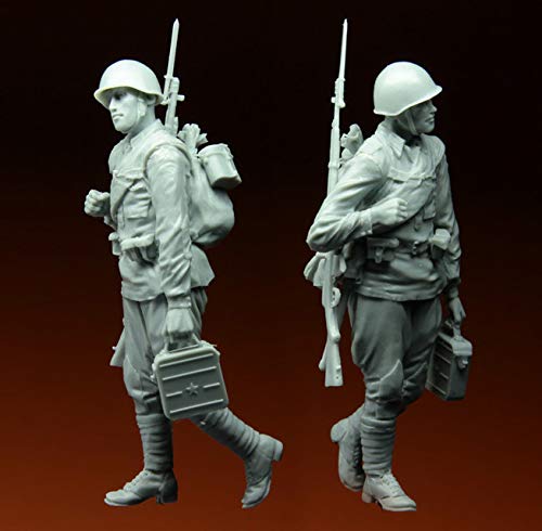Kit Modelo Resina Infantería Rusa Kursk 1943 1/35 miniatura 3