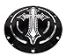 Precision Billet Billet Derby Cover - Dark Side - Black HD-DS-SPTDERBY-B
