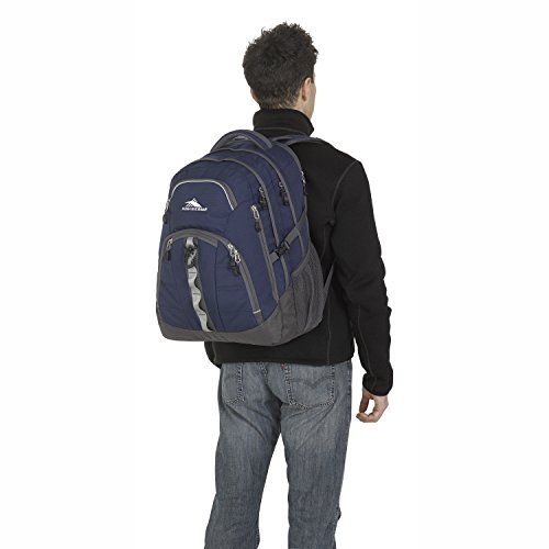 Image of High Sierra Access 2.0 Laptop Backpack, True Navy /Mercury, One Size Dark Blue