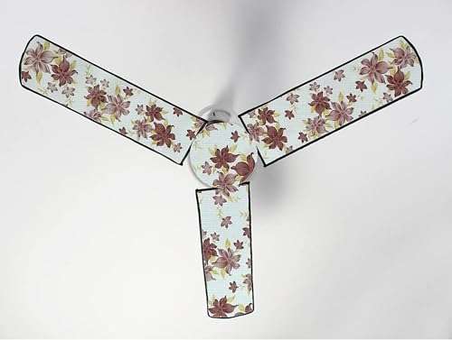 Image of Waterproof & Dustproof Three Blade Ceiling Fan Cover with attachable Enclosure Set of 1 Fan Cover clr3