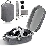 【Aufbewahrungstasche für PSVR2】Diese VR-Tragetasche ist speziell für PS VR2-Headset und -Controller konzipiert. Immer bereit für Ihren VR-Aufbewahrung.