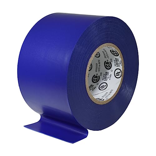 Ruban isolant bleu en vinyle pour électricité générale et repérage de fils