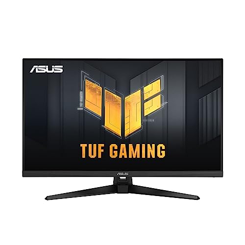 ASUS TUF Gaming 32” (31.5-inch viewable) 1080P Gaming Monitor (VG328QA1A) - Full HD, 170Hz, 1ms, Extreme Low Motion Blur, FreeSync Premium, Eye Care, Shadow Boost, HDMI, Tilt Adjustable,Black