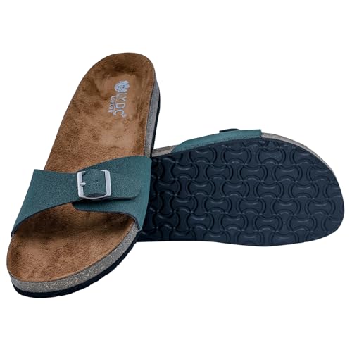 Image of LYDC LONDON Women's Sandals. Lightweight stylish and comfortable flat sandals for office wear and gatherings. Orthopaedic and flat foot friendly. Doctor trusted timeless fashion sandals for women with modern appeal