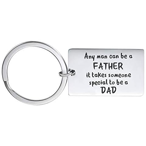 Dad Birthday Keychains from Daughter Son Father of The Bride Special Dad Gifts Cover