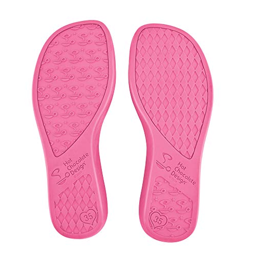 Image of Hot Chocolate Design Chocolaticas Funky Ballerina Mary Jane for Women, Flamingo, 8 Women