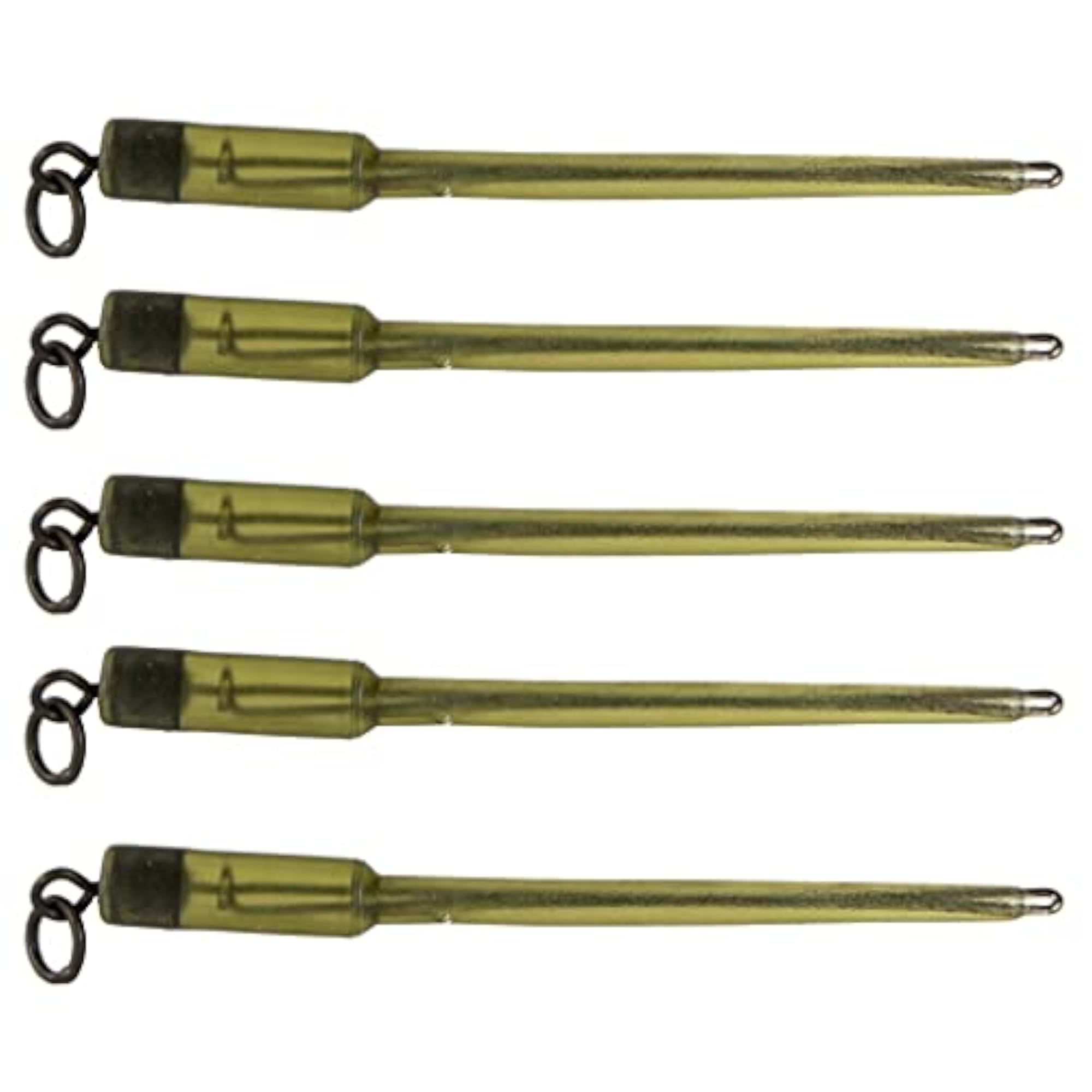 5pcs Carp Fishing Connector Swivels, PVA Tube Bag Stems