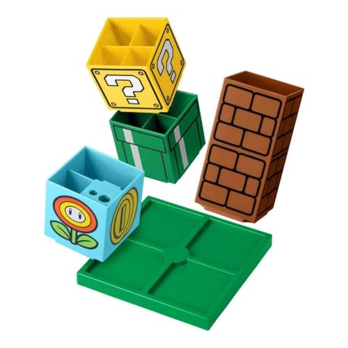 Paladone Super Mario Desktop Organizer - Modular Stationery Holder for Pen and Pencil Storage