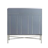 JIAGU Gabinete de Consola de Almacenamiento 3 cajones de Estilo contemporáneo Entrada Buffet Servidor Puerta de Entrada Moderno Bar Gabinete de Almacenamiento Tabla Estar Comedor
