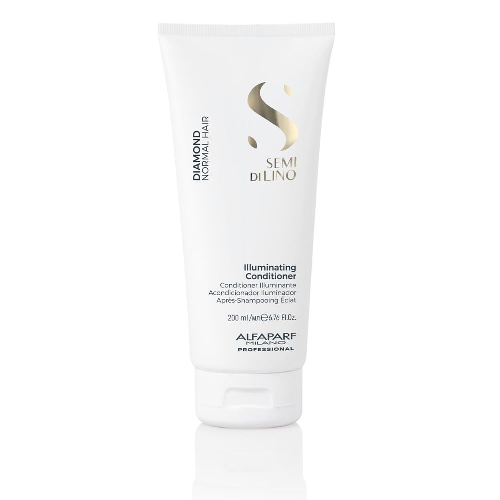 ALFAPARF MILANOSemi di Lino Diamond Illuminating Conditioner, 200 ml, 8022297064956