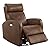 CHITA Power Swivel Glider Rocker Recliner,USB Charge Manual Headrest Double Layer Backrest Truck armrest Recliner Chair Sofa for Living Room and Nursery from CHITA