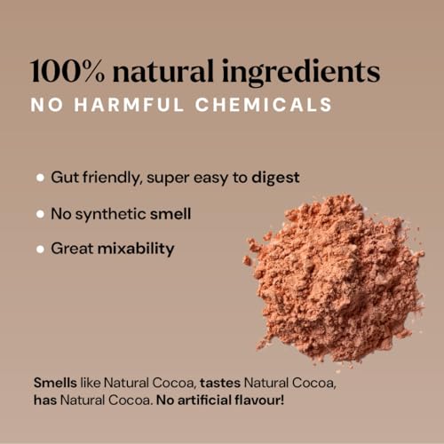 Image of Shyft Plant Protein Isolate | Natural Cocoa - 1kg | Pea & Rice Protein | 24g Protein, 4.2g BCAA | Easy to Digest | Complete Amino Acid Profile | Just 5 Natural Ingredients | No Chemicals | Chocolate