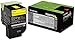 Lexmark 70c0xyg Return Program Extra High-Yield Toner, 4,000 Page-Yield, Yellow, Taa Compliant