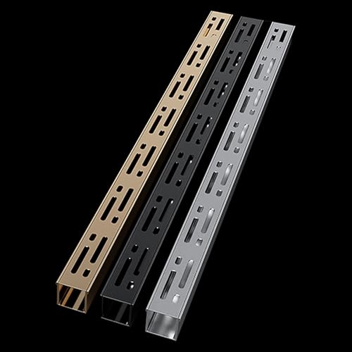 YXEDPBF Slim Trench Drain Channel Kit (Pack of 3) -