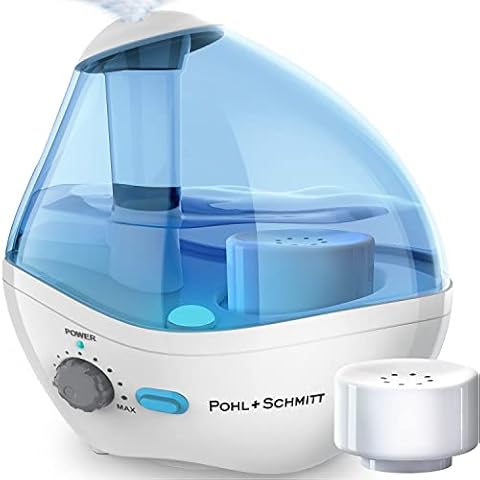 Ultrasonic Viral Support Humidifier for Bedrooms, Whisper-Quiet Operation with Nightlight and Auto-Shut Off, Adjustable Mist, 16 hours Operating Time & Filter Included Cover