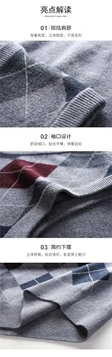 Men Designer Pullover Sweater V Neck Knit Vest Men Wool Sleeveless Clothing2