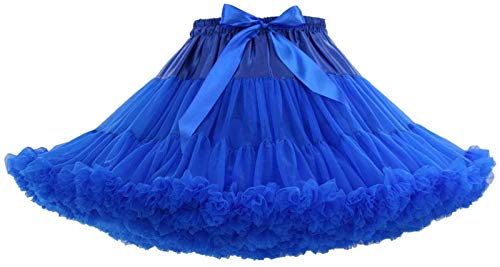 Honeystore Women's 3-Layered Tutu Dance Petticoat Pleated Mini Skirt, 16