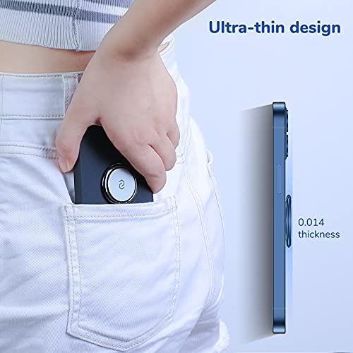 Syncwire Cell Phone Ring Holder Stand, 360 Degree Rotation Universal Finger Ring Kickstand With Polished Metal Phone Grip For Magnetic Car Mount Compatible With Iphone, Samsung, Lg, Sony - Gray #TOP5