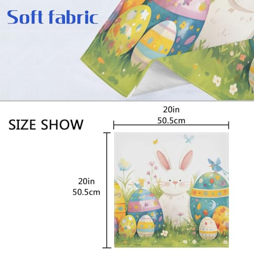 Servilletas de tela decorativas poliéster pack x6 miniatura 6