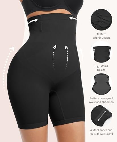 FeelinGirl Shapewear for Women Tummy Control High Waisted Body Shaper Shorts Girdles Butt Lift Panties Thigh Slimmer2