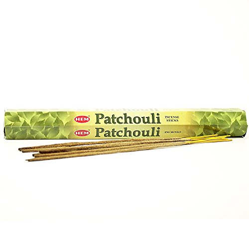 Patchouli Musk - 20 Stick Hex Tube - HEM Incense Hand Rolled In India