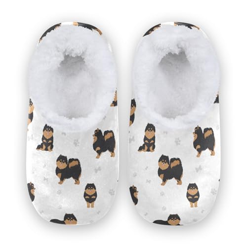 House Slippers Fuzzy Memory Foam Soft Slipper Socks for Woman Men