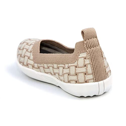 Bernie Mev Girls Catwalk Slip On Shoes, Blush Cream,11 M US4