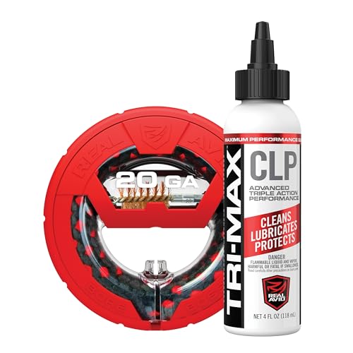 Bore Cleaning Combo Bore Boss Gun Cleaning System For 20GA + 4oz CLP Gun Snake