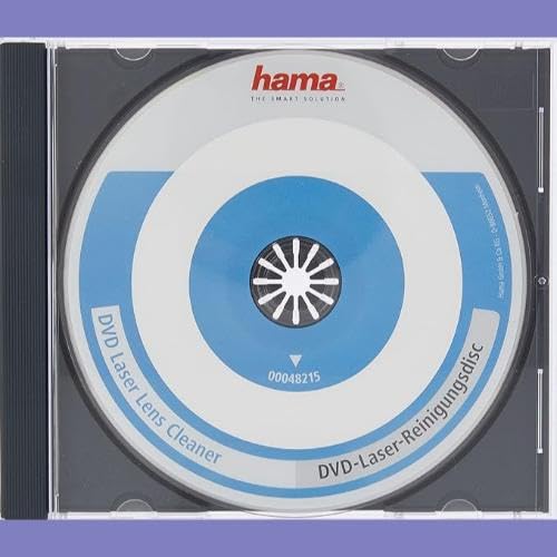 Hama 116200 DVD-Laser-Linsenreiniger „Deluxe“, 1,3 cm x 22,5 cm x 15,0 cm, blau