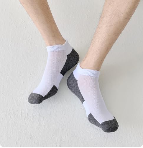 Image of 12-30 Pairs Low Cut Ankle Socks for Men Thin Breathable Casual No Show Athletic Socks Bulk