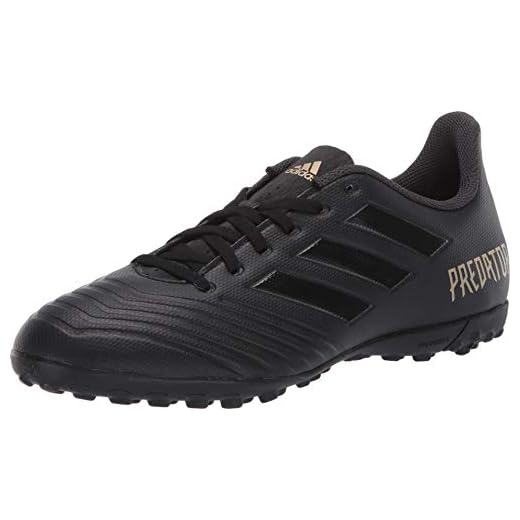 adidas Men's Predator 19.4 Turf Soccer Shoe, Utility Black, 10 M US