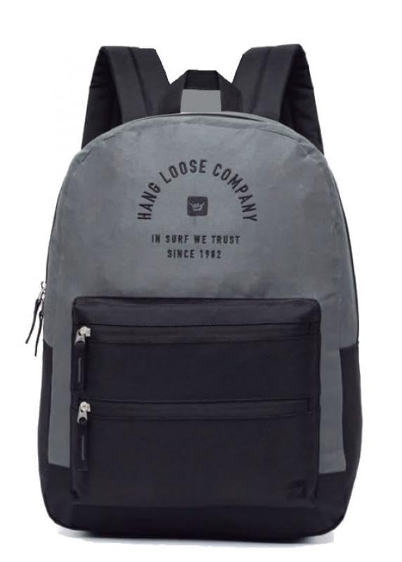 MOCHILA EXECUTIVA - HANG LOOSE GREY - CINZA - HL1507
