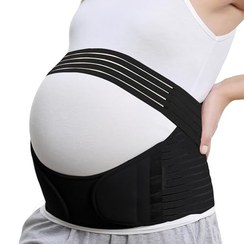 APKOL Ceinture De Grossesse Soutien Abdominal,Bande De Ventre De Maternité Pour Grossesse Soulager La Douleur Dorsale Pelvienne,Bandes de soutien...