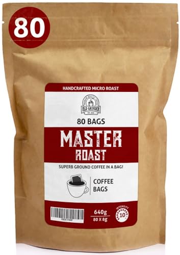 Old Grinder - 80 Coffee Bags | Master Roast Blend | Dark Roast