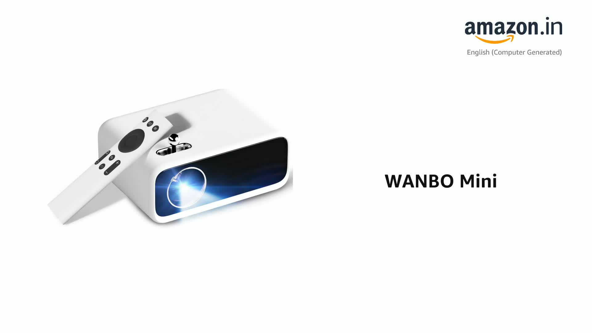 UENO-mono MINI SMART PROJECTOR KABÉNI WANBO Mini (Upgraded) | Portable LED Projector | Native 720p Full
