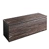 Farmhouse Storage Chest Lift Top Storage Trunk Storage Bench Shoe Bench Modern Style Storage Box Chest Organizer for Entryway Bedroom Living Room Rustic Gray