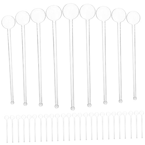 Cabilock 80Pcs Tip Coffee Stirring Sticks Cocktail Mixing Stirrers for Drinks Juices Beverages for Parties