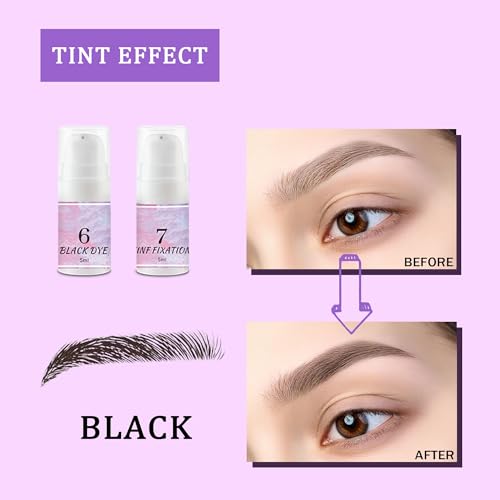 SHEEYOON Lash Lift and Tint 2 in 1 Kit for Long Lasting Fuller Thicker Shaped Brow and Curlier Waved Lash - Image 4