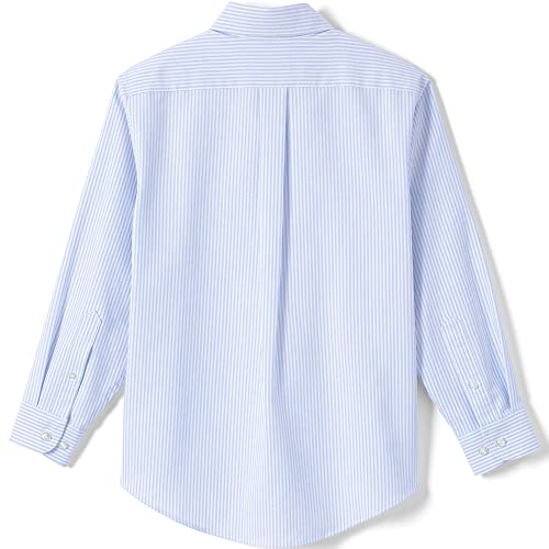 Image of Lands' End School Uniform Boys Long Sleeve Oxford Dress Shirt