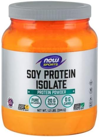 Now Foods Soy Protein Isolate - 1.2 lbs. - Non-GE 6 Pack