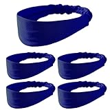 Uhidka Diadema Azul Absorbente de Sudor y Transpirable y Verano Diadema de Bádminton Turbante Antitranspirante