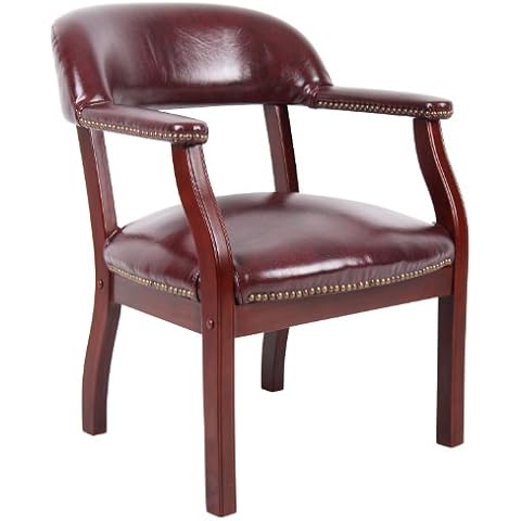 Boss Captain’s Chair: Classic Styling with Sturdy Hardwood Frame Cover